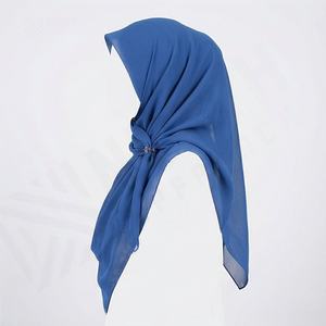 Fabricant Professionnel – Nouveauté Automne : Voile de Coton Crêpé Uni Respirant à Impression Numérique Longue, Écharpe Musulmane Douce pour Femme - Product Image 3