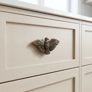 Cast Iron Eagle Bird Cabinet <b>Knob</b> Modern Design Hotel Furniture Hardware Durable Eco-Friendly Antirust High Quality Rajvasant - Product Image 4