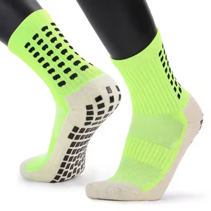 Customized <b>High</b> Quality Long Custom Anti slip Soccer Grip <b>Socks</b> with logo Custom <b>Socks</b> with Letter Men Sport <b>Socks</b> - Product Image 3