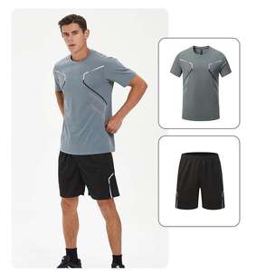 Vêtements de sport pour hommes, ensembles d'entraînement coupe-vent d'automne, vêtements athlétiques, maillots de football, shorts, tenues de basketball, de course, de gym et de football - Product Image 3
