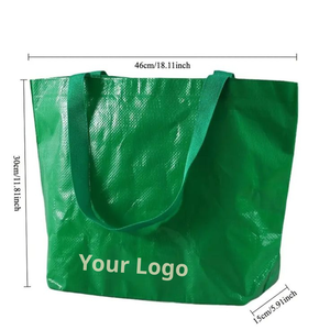 Bolsa Tejida Laminada Reciclable Directo de Fábrica, Bolsa de Compras de Color Personalizado, Reutilizable y Plegable, Hecha en Vietnam - Product Image 1