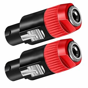 Adattatore Speakon Rosso di Alta Qualità, Connettore Audio Maschio per Altoparlanti Modello D0100XF06KY - Product Image 1