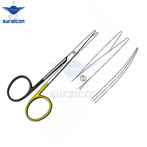 Tijeras Baby-Metzenbaum de 11.5 cm / 4-1/2 Pulgadas, Curvas, con Una Hoja Dentada, Super Cut TC, Tijeras Quirúrgicas de Acero Inoxidable de Primera Calidad - Product Image 5