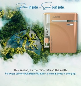 Purificateur d'eau PUROSIS COPPER WATER, système RO ZINC COPPER ALKALINE TDS, capacité de stockage 9L, indicateur LED, matériaux de qualité alimentaire - Product Image 3