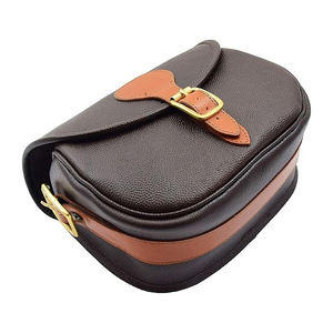 Sac à cartouches en cuir véritable marron clair, étui de transport pour la chasse et le tir, sacoche d'épaule ultime pour cartouches – Guide complet des meilleurs sacs à cartouches - Product Image 5