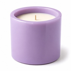 Luxury Mint Mosaic Resin <b>Candle</b> Jar Pearl Effect Handmade Decorative Empty <b>Candle</b> Vessel Premium <b>Refillable</b> Thick Rim Container - Product Image 3