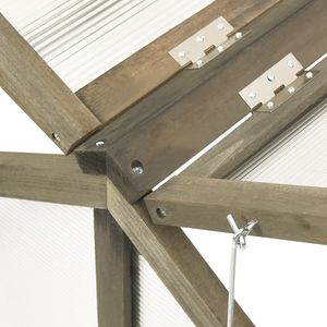 Firwood giardino serra 44.8 "x 31.4" x 19.6 "serra colore grigio - Product Image 5