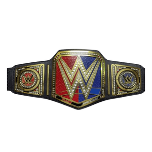 Cinturón de Campeonato WWE Personalizable de Alta Calidad, Cinturón Deportivo Rojo y Azul, Cinturón de Título Personalizado, Edición de Coleccionista - Product Image 1