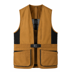 Gilet Softshell Respirant pour Hommes Adultes, Couleur Unie, Sans Manches, Vêtement de Chasse d'Automne, Matière Nylon, Poches, Ceinture Ajustable, Personnalisable - Product Image 5