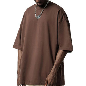 Camiseta Deportiva Extra Grande Personalizada para Hombre, de Algodón Elástico, Lisa, para Entrenamiento, 100% Algodón, Transpirable, con Cuello Redondo Corto - Product Image 2