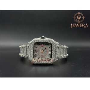 Best Quality Mossinate High-End Stainless Steel Diamond Watch Exquisite Timepiece with Sparkling Diamonds and Modern Design - Product Image 1