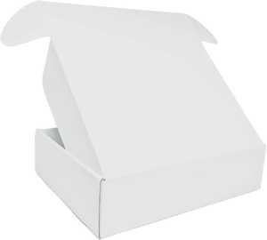 Cajas de Envío Blancas de 10x7x5 Pulgadas, Cajas de Cartón Corrugado Pequeñas para Empacar, Mudanzas y Envíos de Pequeñas Empresas - Product Image 1