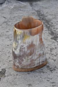 Mug à bière et à vin en corne de buffle, surface polie, design moderne, compatible lave-vaisselle, personnalisable - Product Image 6