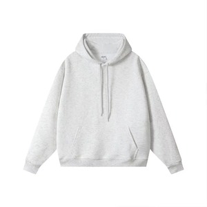 เสื้อฮู้ดผู้ชายผ้าฟลีซสีสันตามสั่ง ทรงปกติ ผ้าฝ้ายถัก สวมใส่สบายสำหรับฤดูหนาว ดีไซน์กระเป๋าแบบดิจิทัล - Product Image 4