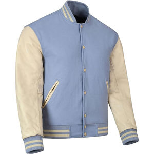 Chaqueta de Béisbol Varsity de Lana Fina Personalizada 2026 para Mujer, Chaqueta Bomber de Moda Oversize de Alta Calidad con Bordado, para Invierno, para Parejas - Product Image 5