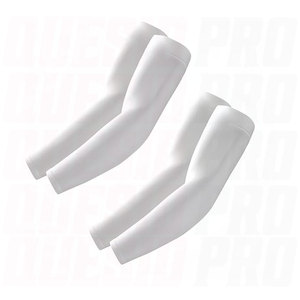 QUESID PRO Custom Black Cooling UV Protection Sports Compression Arm Sleeves for Men Women Breathable Elastic Lightweight - Product Image 1