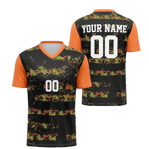 Ensemble de maillots de football unisexes grande taille à manches courtes, séchage rapide, respirant, écologique, sublimation, meilleur design - Product Image 6