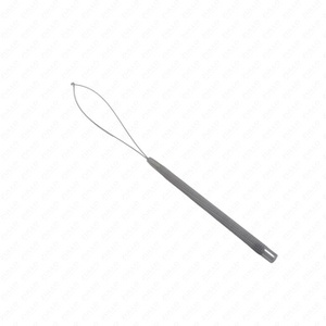 Newishtool Hair Extension Loop <b>Needle</b> <b>Threader</b> Wire Pulling Hook Tool Rainbow Color Metal Micro Link Straight Hair - Product Image 6