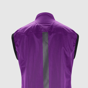 Chaleco térmico de ciclismo para hombre, forrado de lana, tela de poliéster, cálido para invierno, chaleco reflectante para ciclismo en clima frío. - Product Image 6