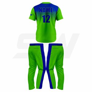 Ensemble de maillots de baseball à 2 boutons pour équipes sportives, en tissu de softball haute performance et production rapide, uniforme de baseball personnalisé en gros - Product Image 2