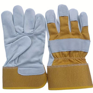 Guantes de Trabajo Industriales de Seguridad de Piel de Oveja y Cabra, Protección Completa para los Dedos, Antivibración, Talla Juvenil y Adulto - Product Image 6
