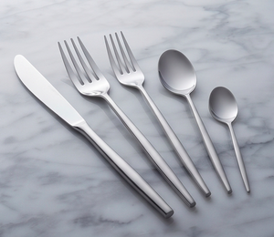 Minimalist Stainless Steel Flatware <b>Set</b> High Mirror Polish Dishwasher Safe Wedding Dinnerware Cutlery For Elegant <b>Dining</b> - Product Image 1