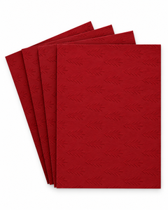 Hojas de Papel Hechas a Mano con Relieve de Hojas Rojas para Invitaciones de Boda, Envoltura de Regalos, Scrapbooking, Manualidades y Creación de Tarjetas - Product Image 5