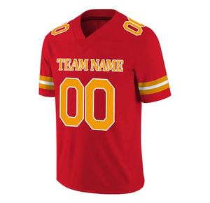 Fabricants de maillots de football américain Maillot de football américain respirant à sublimation Maillot de l'équipe de football américain - Product Image 1