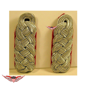 KEW Eco-Friendly Vintage Customizable Braided Shoulder <b>Board</b> <b>Black</b> Back Luxury Epaulettes Accessory - Product Image 1