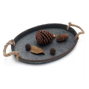 Bandeja de Servir de Acero Galvanizado Estilo Americano, Ecológica y Hecha a Mano, para una Alimentación Sostenible, Exportador Mayorista de Cocina con Cero Desperdicio - Product Image 6