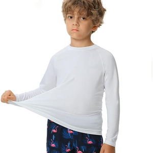 เสื้อเด็กขายดี แขนยาว ป้องกันแสงแดด เสื้อกีฬา แห้งเร็ว เสื้อยืดวัยรุ่น - Product Image 3