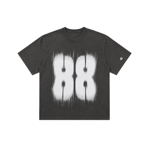 Camiseta de algodón pesado con estampado gráfico vintage desgastado personalizado para hombre, corte holgado, OEM, informal, deportiva - Product Image 5