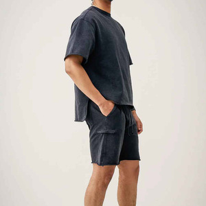 Conjunto de Camiseta y Pantalones Cortos de Playa de Algodón de Alta Calidad, Atuendo Moderno en Línea, Estampado a la Moda, Nueva Llegada, Camiseta de Alta Calidad - Product Image 5