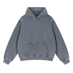 Sweat-shirts à capuche oversize pour hommes et femmes, unisexe, pour couples, sweats à capuche épais, pulls vintage effet délavé - Product Image 1