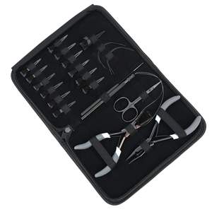 Kit completo de herramientas para extensiones de cabello, herramienta para remover cuentas plateadas, gancho de extracción, tijeras de precisión y pinzas de seccionamiento - Product Image 1