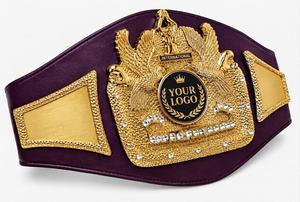 Premium Diecast Championship Title <b>Belt</b> Custom Leather <b>Wrestling</b> Jiu-Jitsu Karate Trophy Personalized Team Logo Sports Winner - Product Image 3