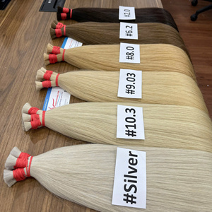 Extensiones de cabello crudo vietnamita de cabello natural liso a granel de doble estiramiento Sin enredo Sin envío global mixto - Product Image 6