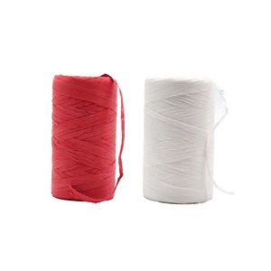 Decorazione natalizia nuova tendenza 24PC rosso e bianco rotolo di carta Lala nuova tendenza nell'artigianato della carta - Product Image 1