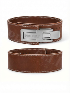 อุปกรณ์ออกกำลังกายเพื่อความปลอดภัยในการออกกำลังกาย บอดี้บิลดิ้ง สายรัดพยุงหลังแบบปรับได้ หนังวัวคุณภาพสูง สำหรับมืออาชีพ - Product Image 3