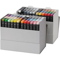 KURETAKE  ZIG KURECOLOR TWIN WS 138 colors set, alcohol-based twin tipped markers for professional artists Japan