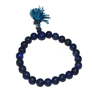 Bracelet de puissance Bouddha Sept Chakras en Lapis Lazuli - Tour de cristal poli pour le Feng Shui professionnel et l'amour - Product Image 2