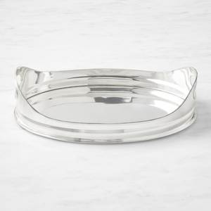 Metal Rectangle Metal Serving <b>Plate</b> Polished Minimalist Design Dishwasher Safe Party Use - Product Image 3