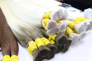 Extensions de cheveux en vrac de haute qualité cheveux vietnamiens Double noyer 100 grammes couleurs claires 32 pouces - Product Image 3