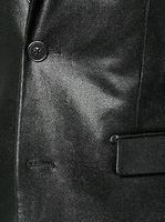Veste universitaire en cuir véritable personnalisée en gros, veste d'hiver pour homme, veste bomber