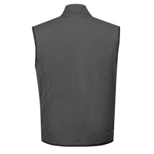 Chaleco acolchado impermeable de plumón con cuello alto, color negro, talla grande, para hombre, estilo burbuja, para invierno. - Product Image 5