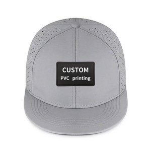 หมวกแก๊ปเบสบอลแบบ snapback 6 แผง ผ้ากันน้ำ พิมพ์โลโก้ได้ ปีกแบน ไนลอน 100% ทรงมาตรฐาน สำหรับทุกเพศ ผลิตในเวียดนาม - Product Image 1