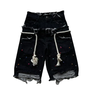 Hot Sale Unisex Comfortable Premium Double Waist <b>Canvas</b> Shorts Solid Casual Streetwear OEM Service Custom Private Label <b>Plain</b> - Product Image 2