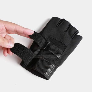 Premium Workout Gloves Breathable <b>Half</b> Finger Gym Gloves With Anti <b>Slip</b> Strap For Weight Lifting Training And Fitness - Product Image 3