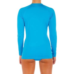 4-Way Stretch Women <b>Long</b> <b>Sleeve</b> <b>Base</b> <b>Layer</b> Moisture Wicking Gym Compression Shirt Custom Label Rash Guard - Product Image 2