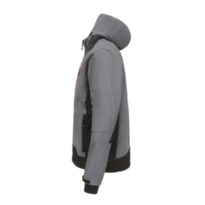 Veste de sport d'hiver imperméable à capuche avec logo personnalisé OEM, en mélange de polyester, doublure polaire softshell pour homme – Prix abordable - Product Image 2